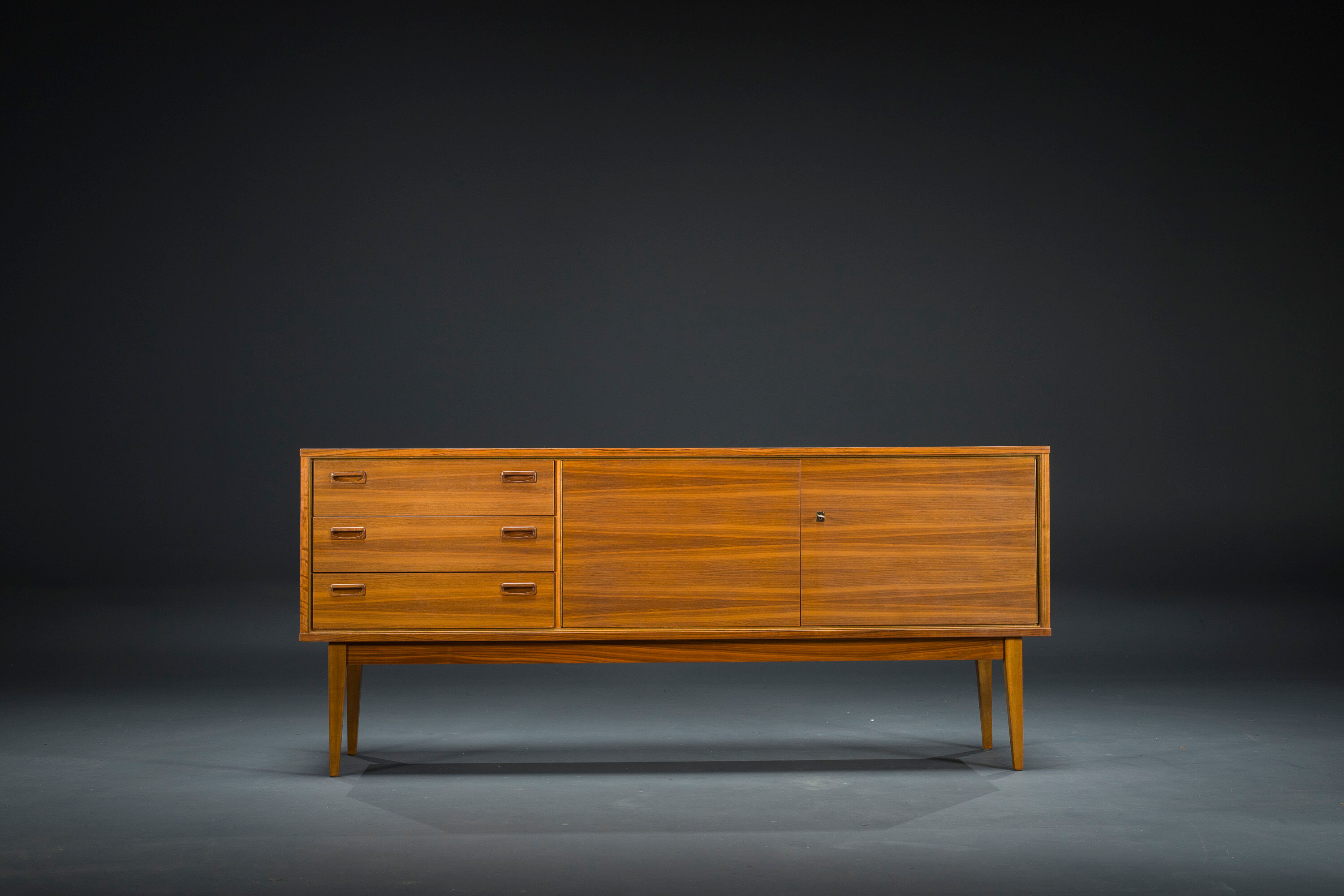 Vintage Walnut Sideboard, 1960s