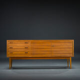 Buffet vintage en noyer, années 1960