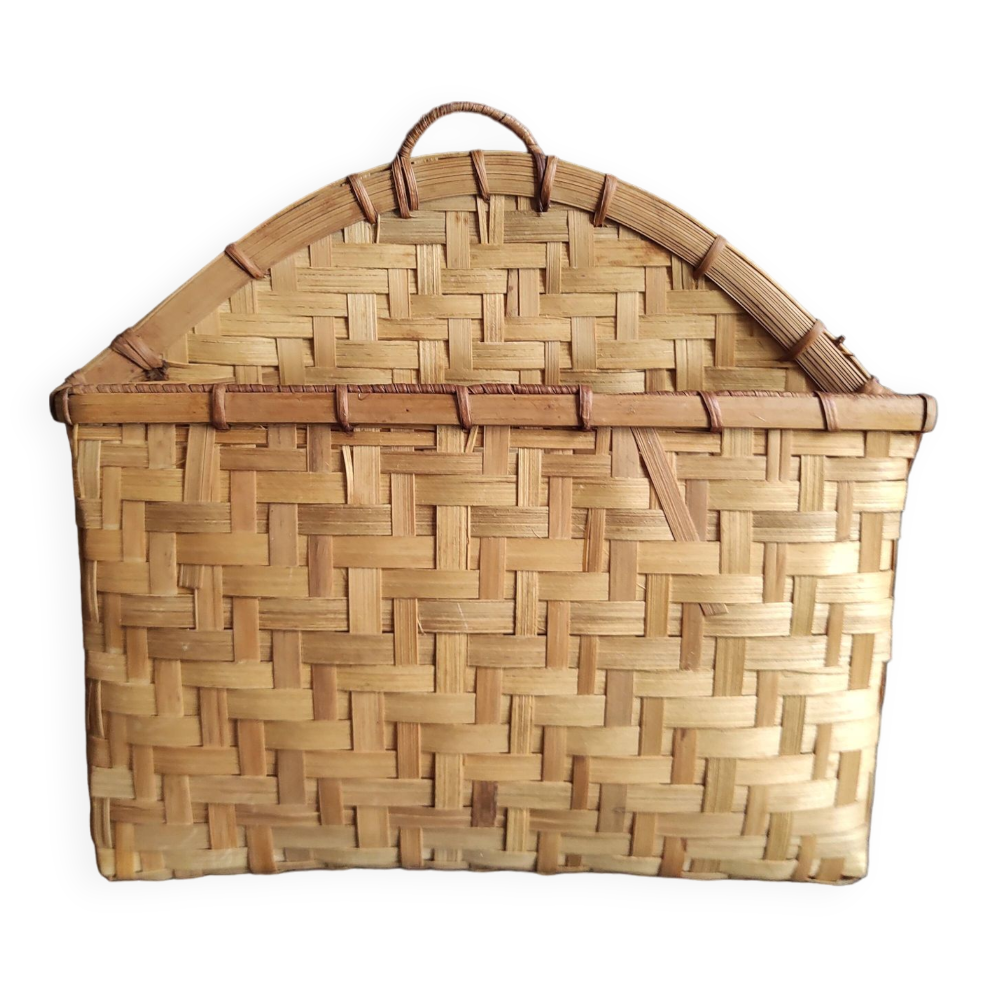 French vintage basket for the wall