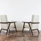 Pair of beige Mid-Century armchairs 1960's