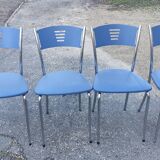 Chaises métal et chrome