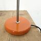 Lampe de table hongroise orange vintage d'Elektrofem, années 1970