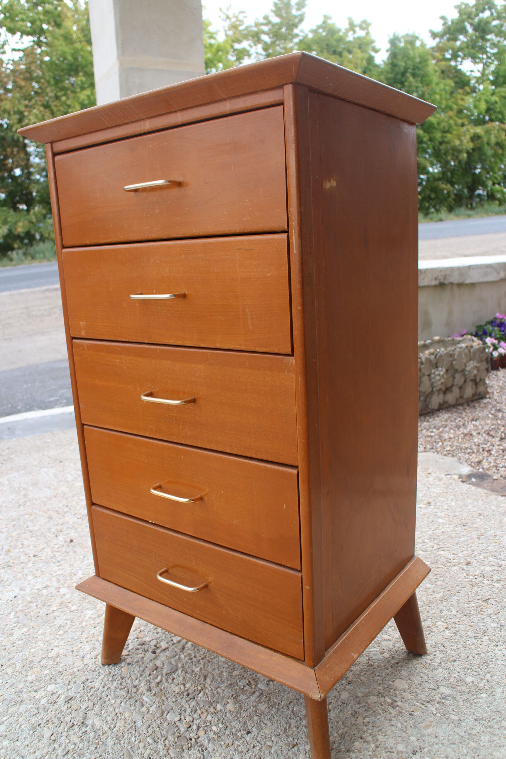 Chiffonnier pieds compas vintage