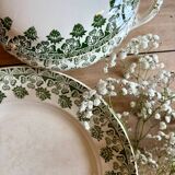 Vintage ironstone tureen and dish - Trèfle de Badonvillier model