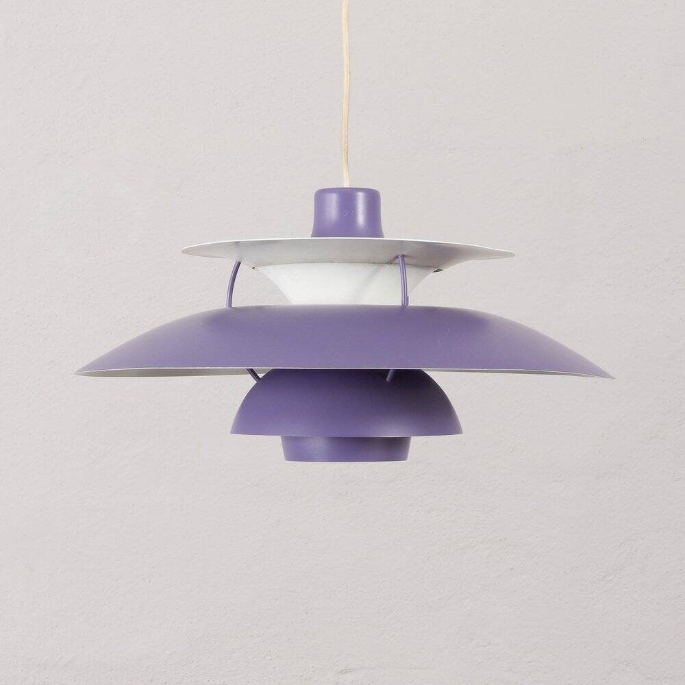 Purple PH5 pendant light POUL HENNINGSEN Aluminum DK
