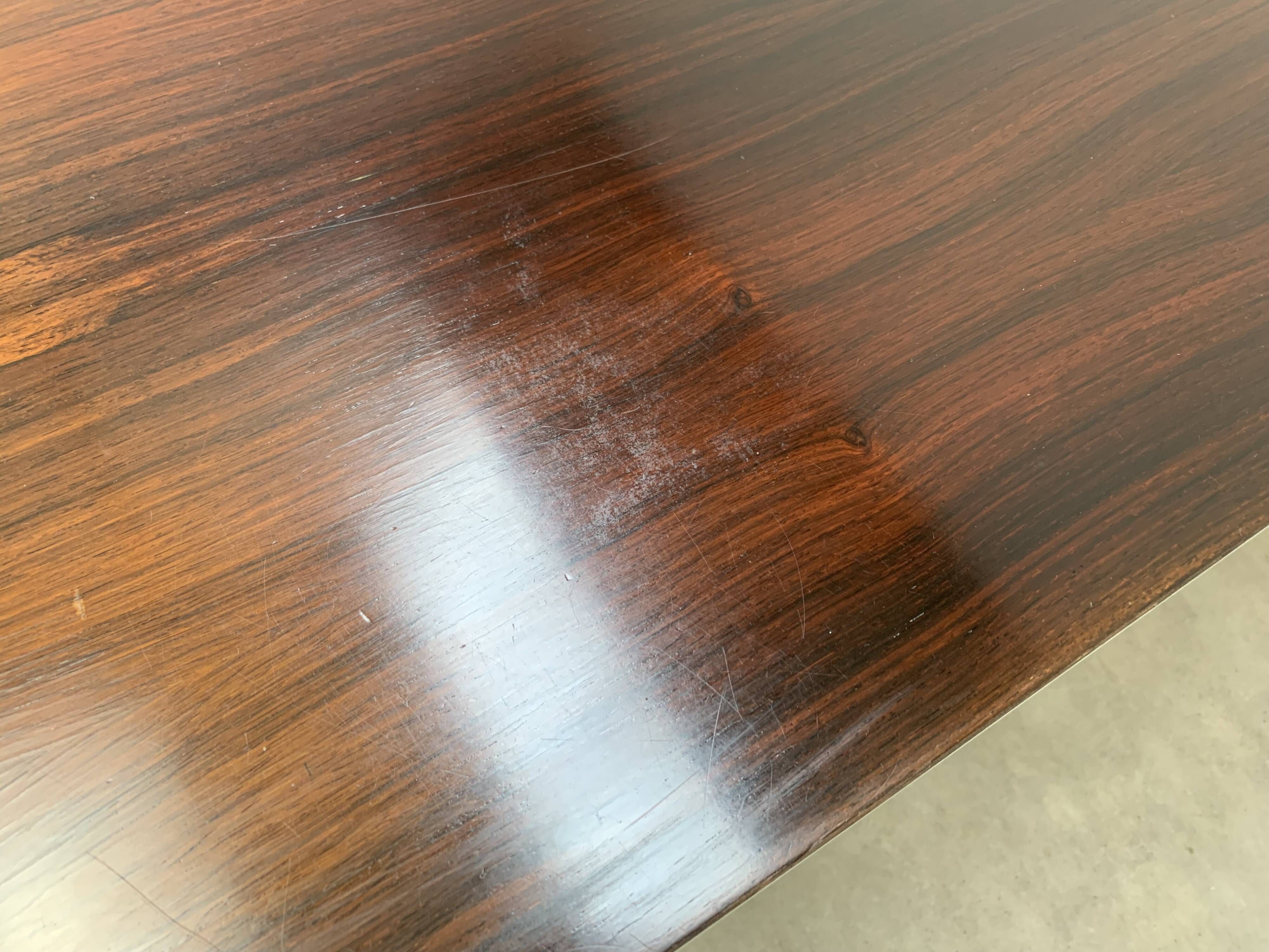 Rosewood desk from the 1960s, attributed to Florence Knoll, Partners model.