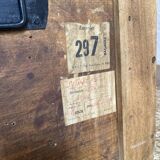 Malle de voyage en bois, années 1930