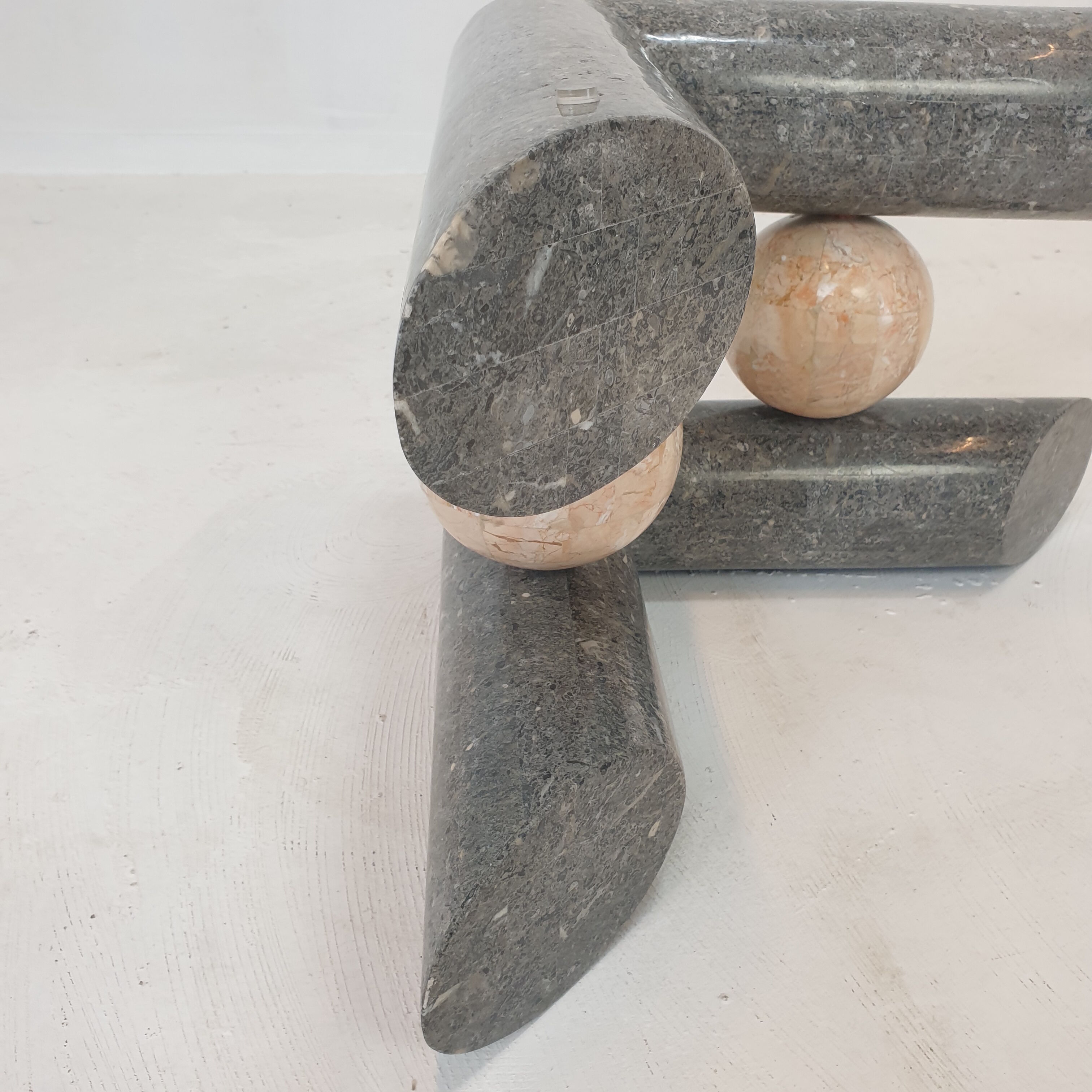 Fossil Stone Coffee Table, 1980s