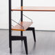 Royal set, desk and shelf, teak, Poul Cadovius