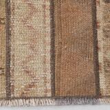 2x9 Soft Pastel Brown & Beige Turkish Runner Rug, 61x266Cm SK 21389