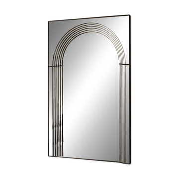Miroir art déco incurvé - Circa 1970