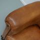 Fauteuil Club Vintage en Cuir Couleur Cognac, Pays-Bas