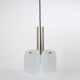 J.T. Kalmar 2x Suspension with frosted glass panels, Austria, 1960s