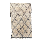 Berbere carpet beni ouarain old diamonds 155x300 cm