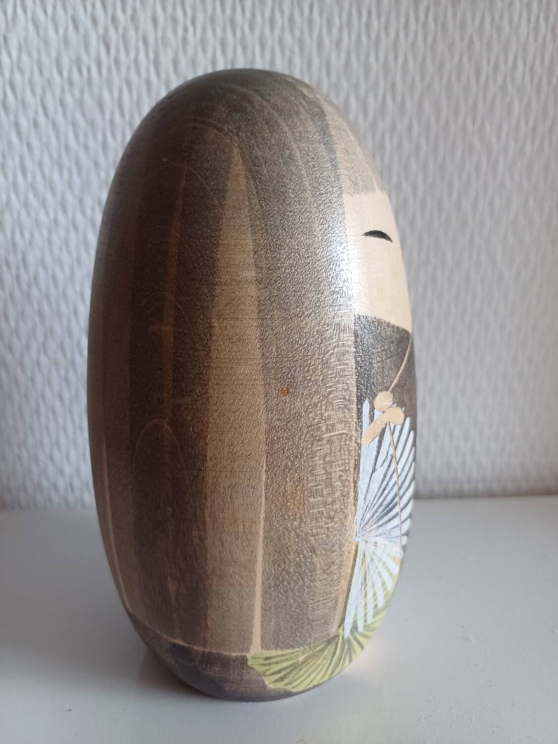 Rare vintage Kokeshi by Kuribayashi Issetsu (1924–2010).