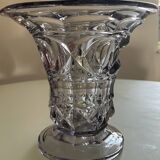 Vase Art déco en cristal violine