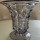 Art Deco vase in purple crystal