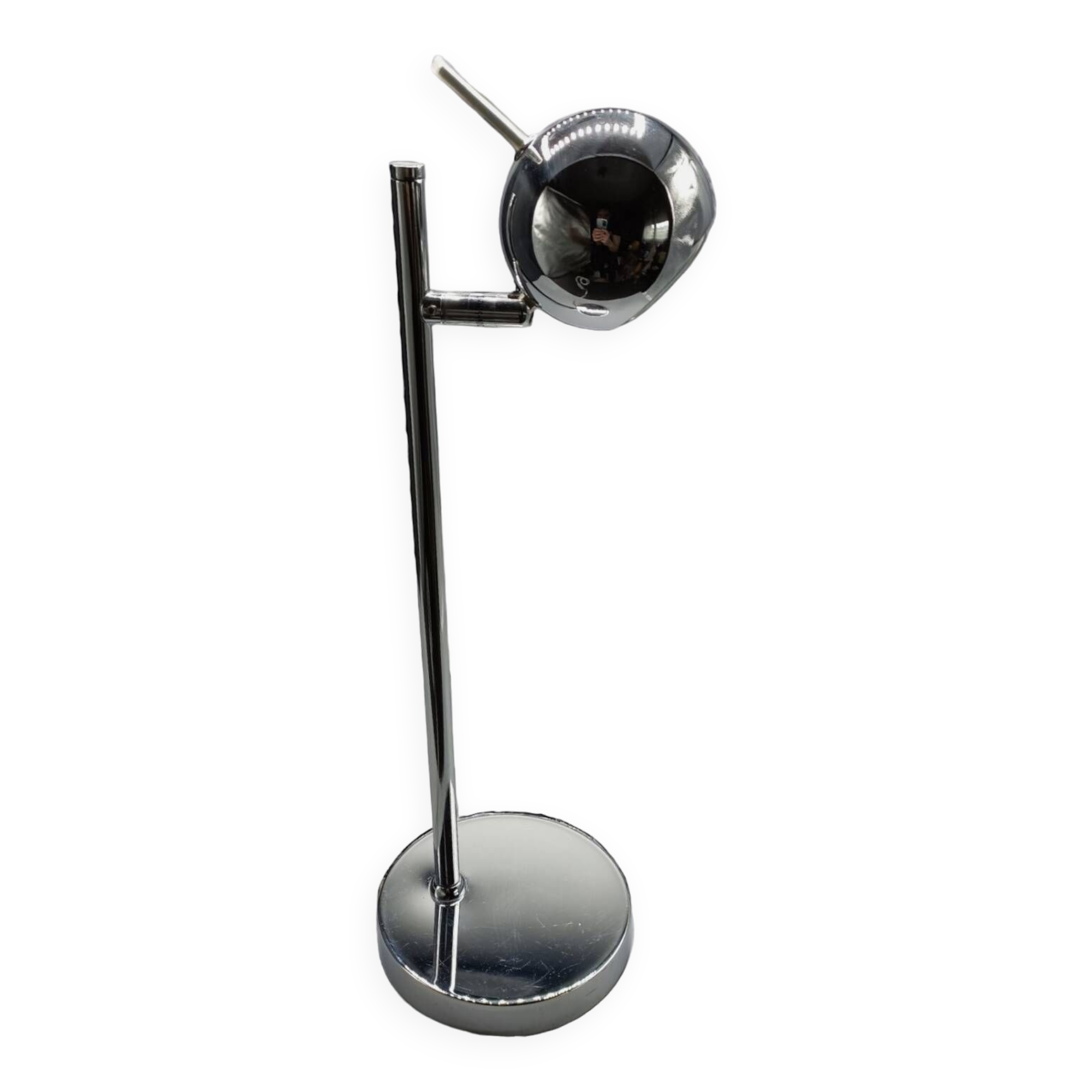 Lampe vintage Eyeball - chrome -Agemob