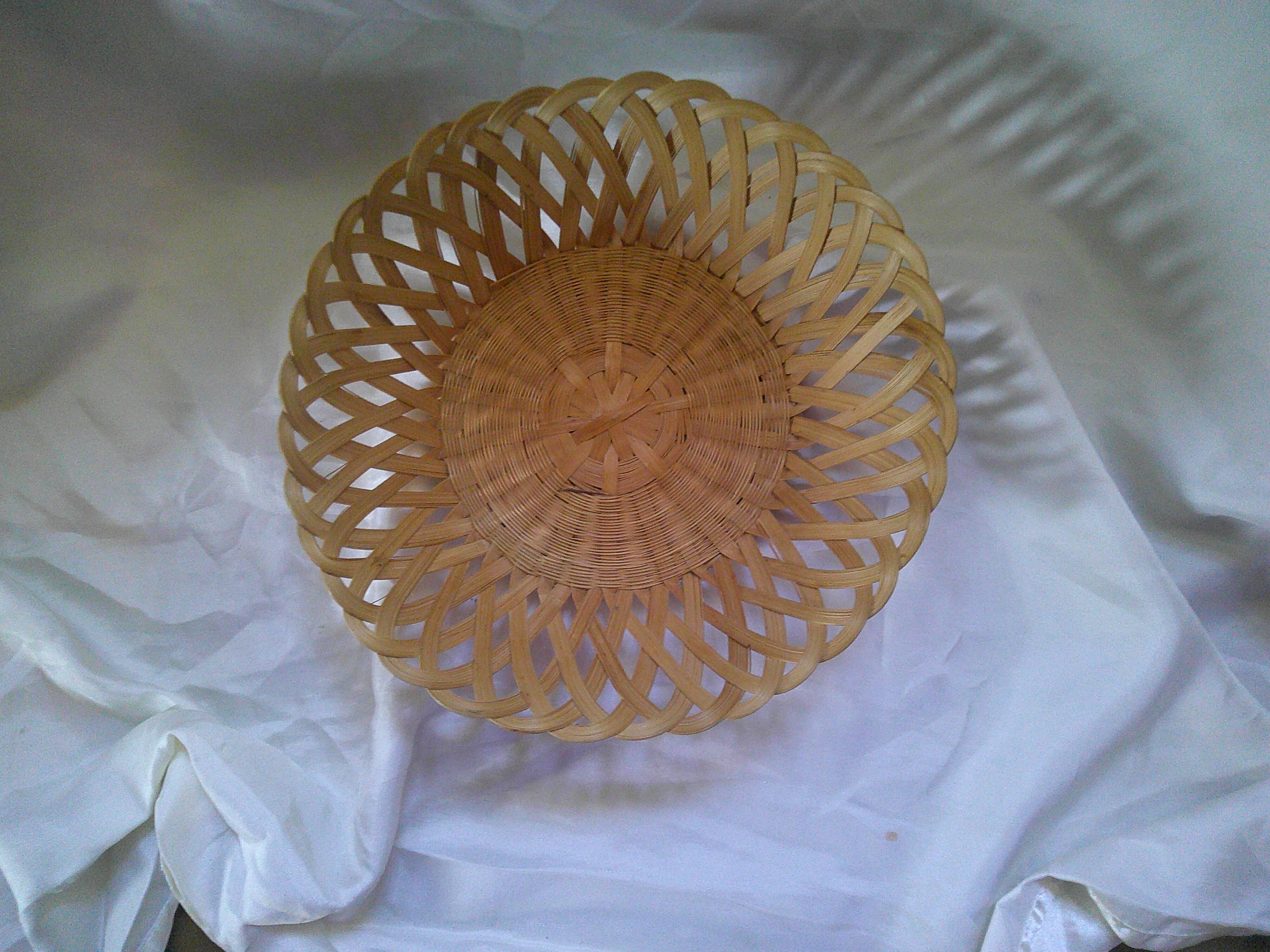 woven wicker basket