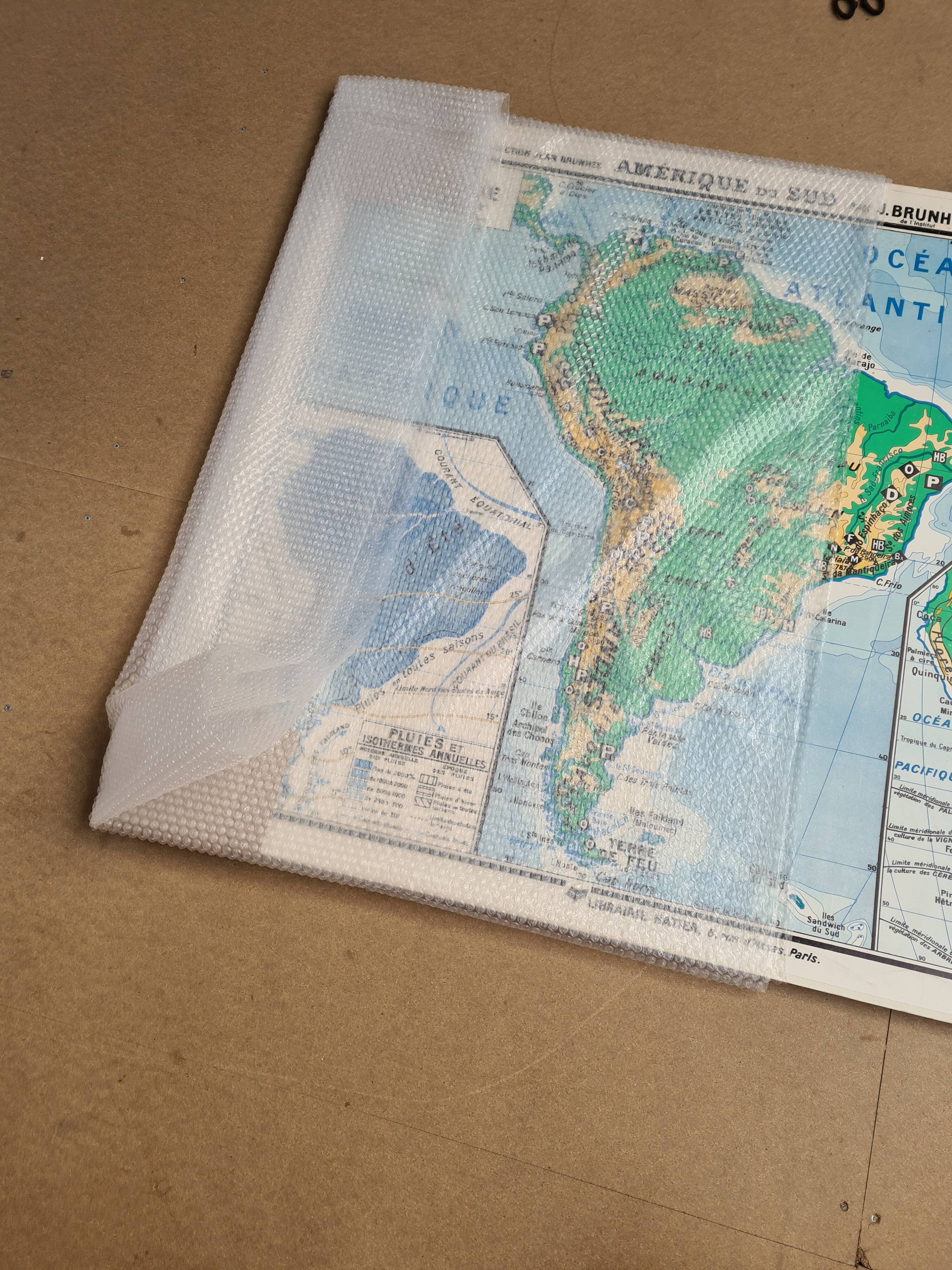 Old school map France/Paris No.48 Hatier edition