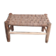 Artisan bench acacia and ropes