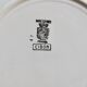 Round serving dish in Sarreguemines earthenware, Cibon model - Floral decoration.