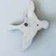 Decorative wall bird in ceramic Vallauris