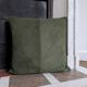 Coussin velours côtelé chevron