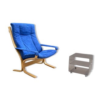 Siesta chair in nubuck by Ingmar Relling for Westnofa, 1960s