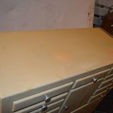 Wooden dentist cabinet