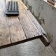 Brutalist popular art table XXL 3.5m/4m pine and oak