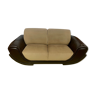 Leather and alcantara sofa, design