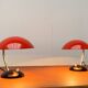 Mid-century minimalist table lamps by Josef Hurka for Drukov, Brno, set of 2.