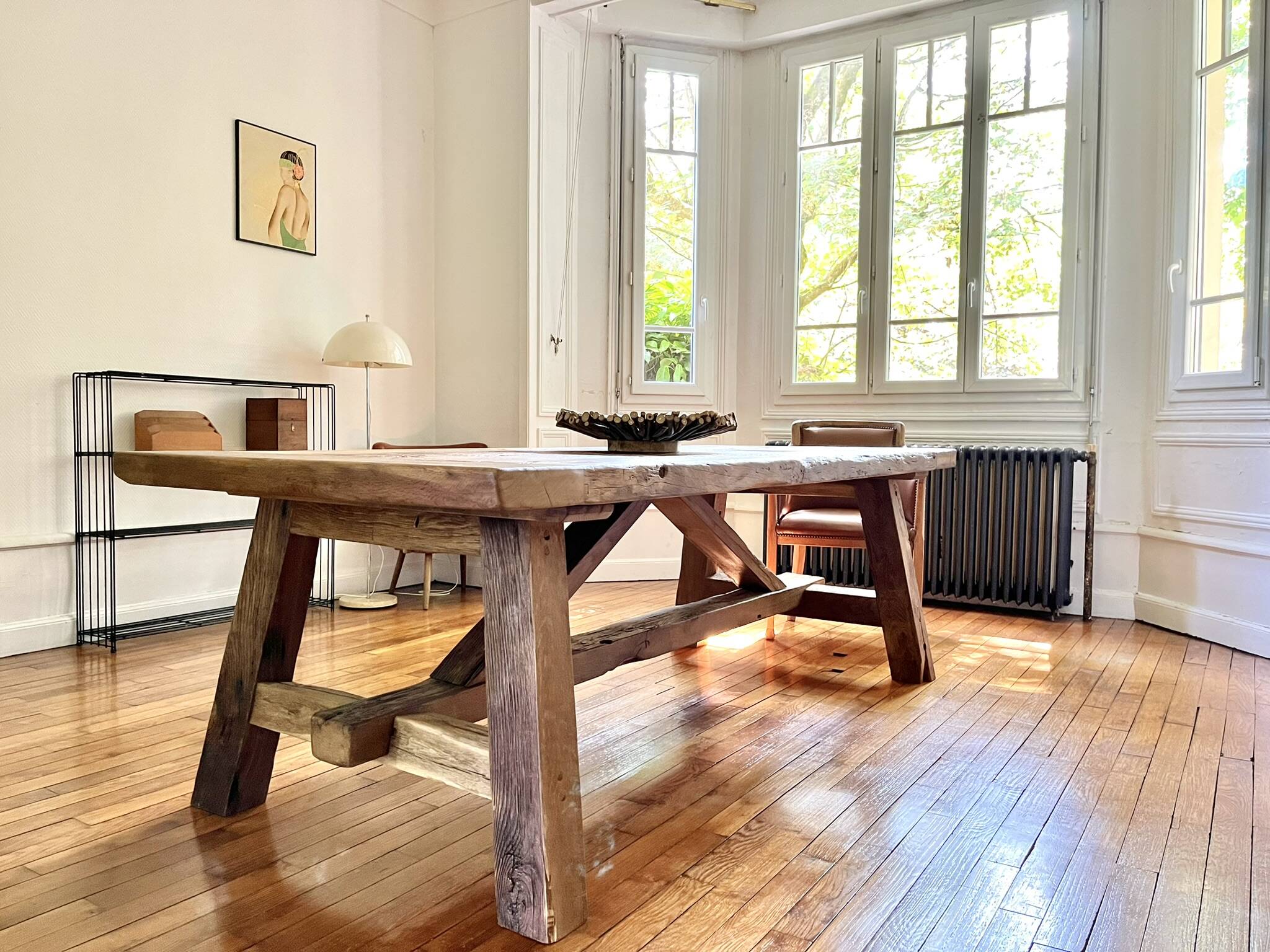 Table de ferme Tower – Chêne Ancien 260 cm
