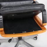 Leather office chair by Eugen Schmidt