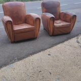 Pair of leather club circa 1930/40
