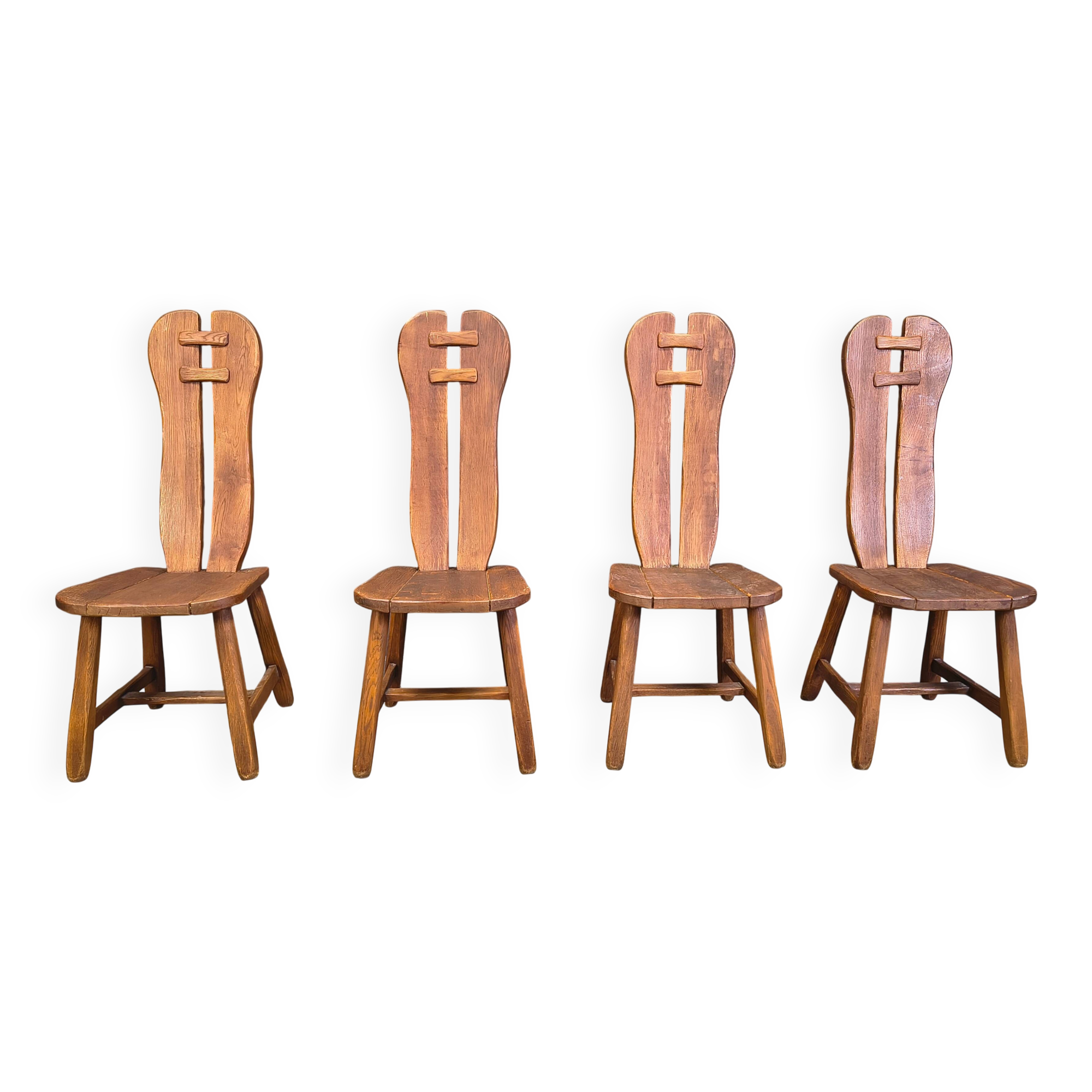 Vintage dining chairs by Depuydt, Belgium, 1960s