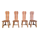 Vintage dining chairs by Depuydt, Belgium, 1960s
