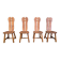 Vintage dining chairs by Depuydt, Belgium, 1960s