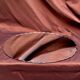Oval mirror to lay beveled border vintage