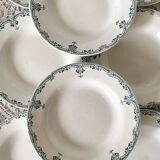Old soup plates Creil Montereau Labrador Cambrai