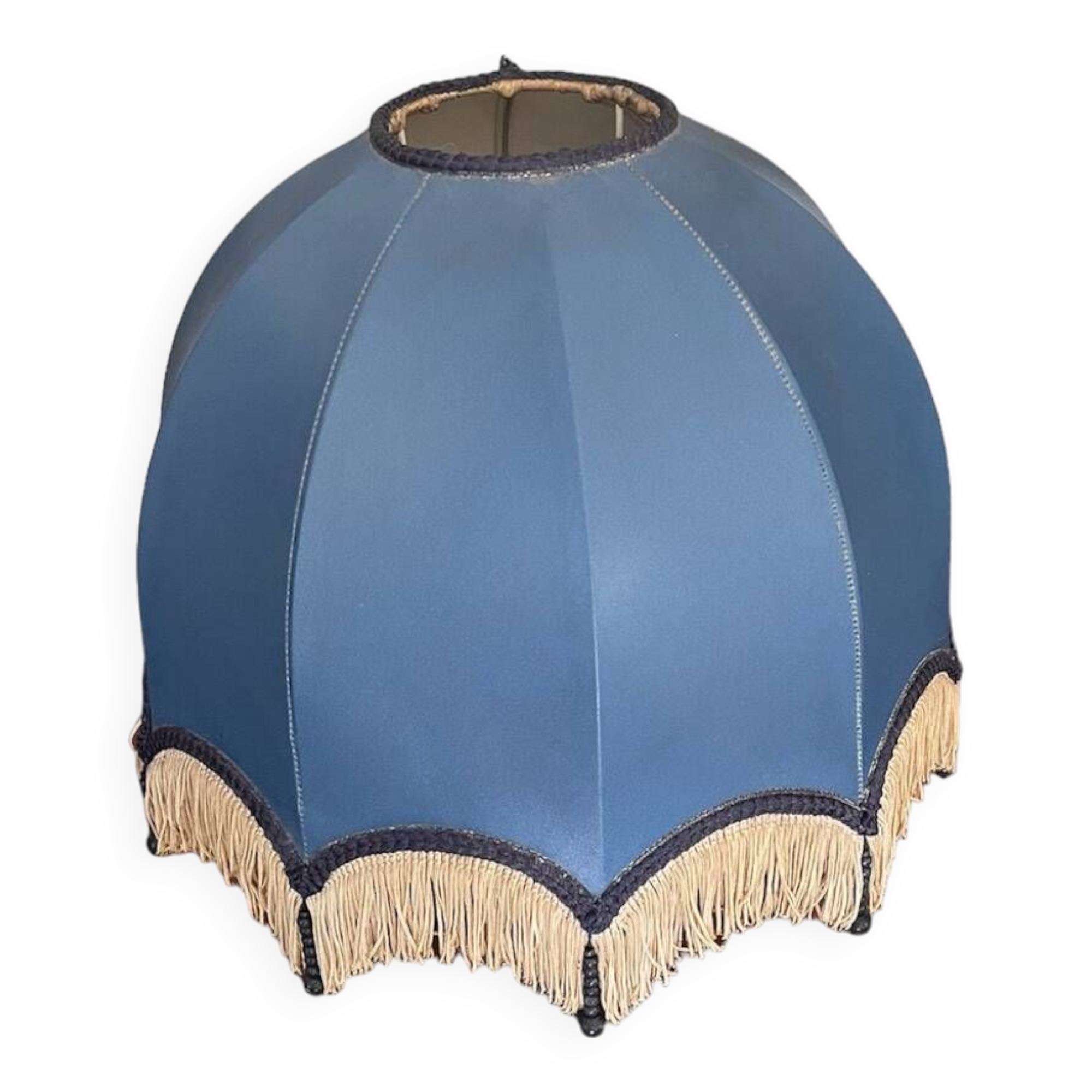 Vintage fringed lampshade 27cm