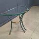 Vintage brass and metal console, 1970s - France