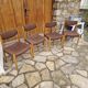 4 chaises scandinaves vintage