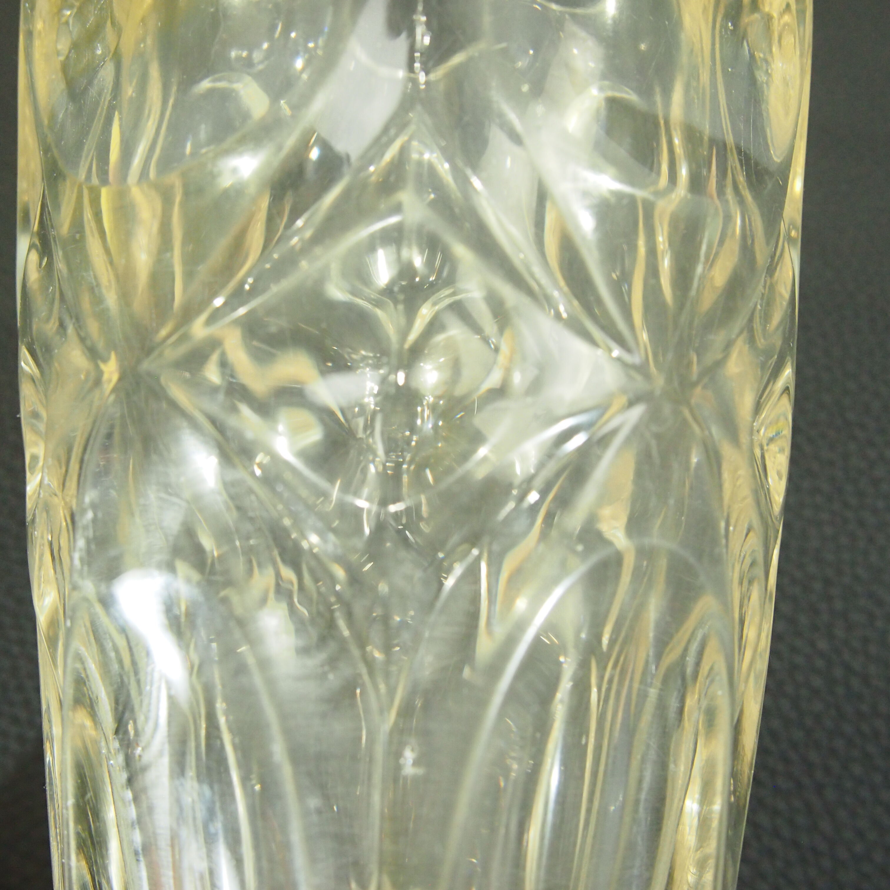 Glass vase vintage