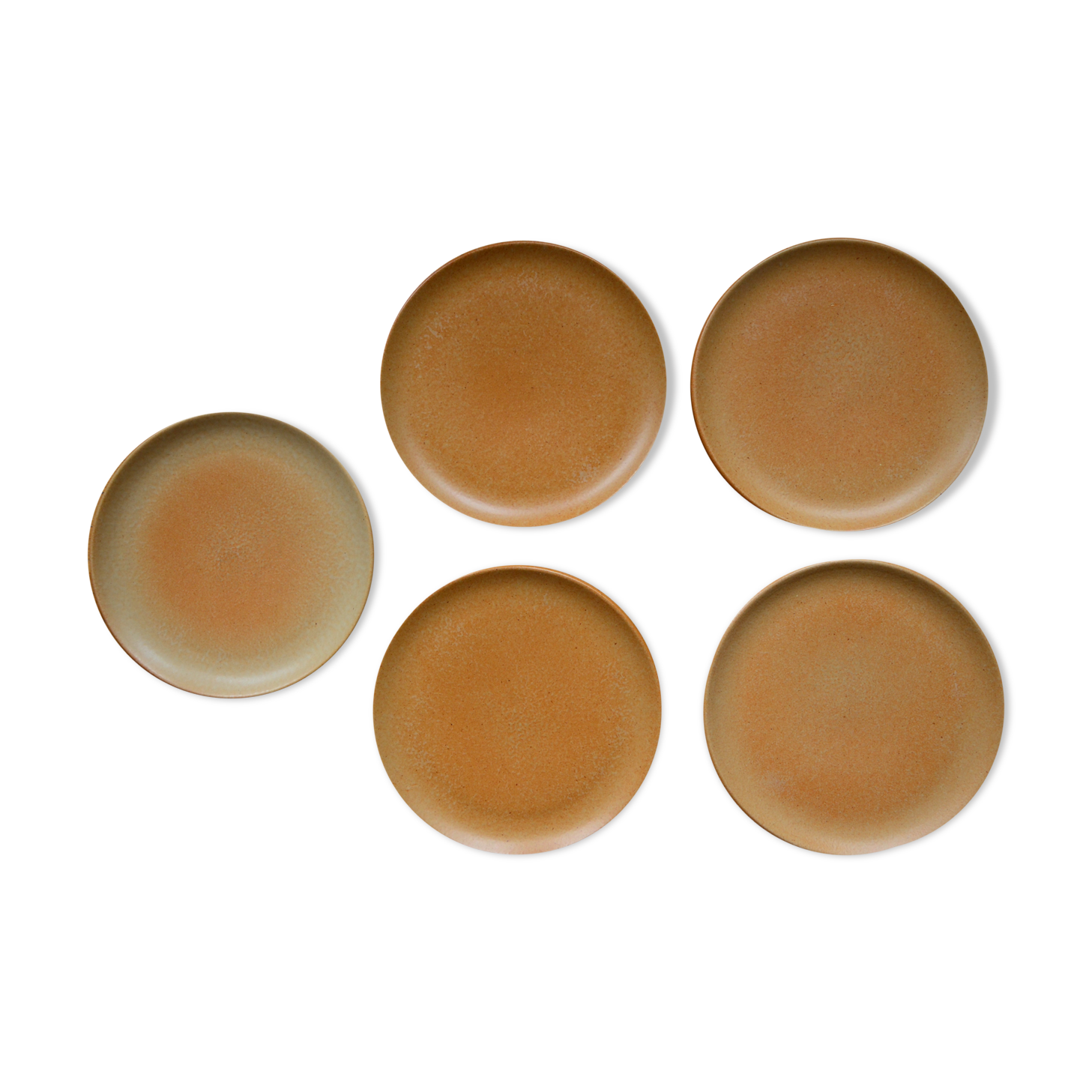 5-Pack stoneware dessert plates