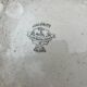 Antique Longwy-Montmorency earthenware trivet
