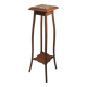 Wooden side table, pedestal console, 110 cm, plant stand, statue, sculpture