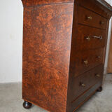 Charles X Cchest of drawers in Cedar Magnifier circa 1830