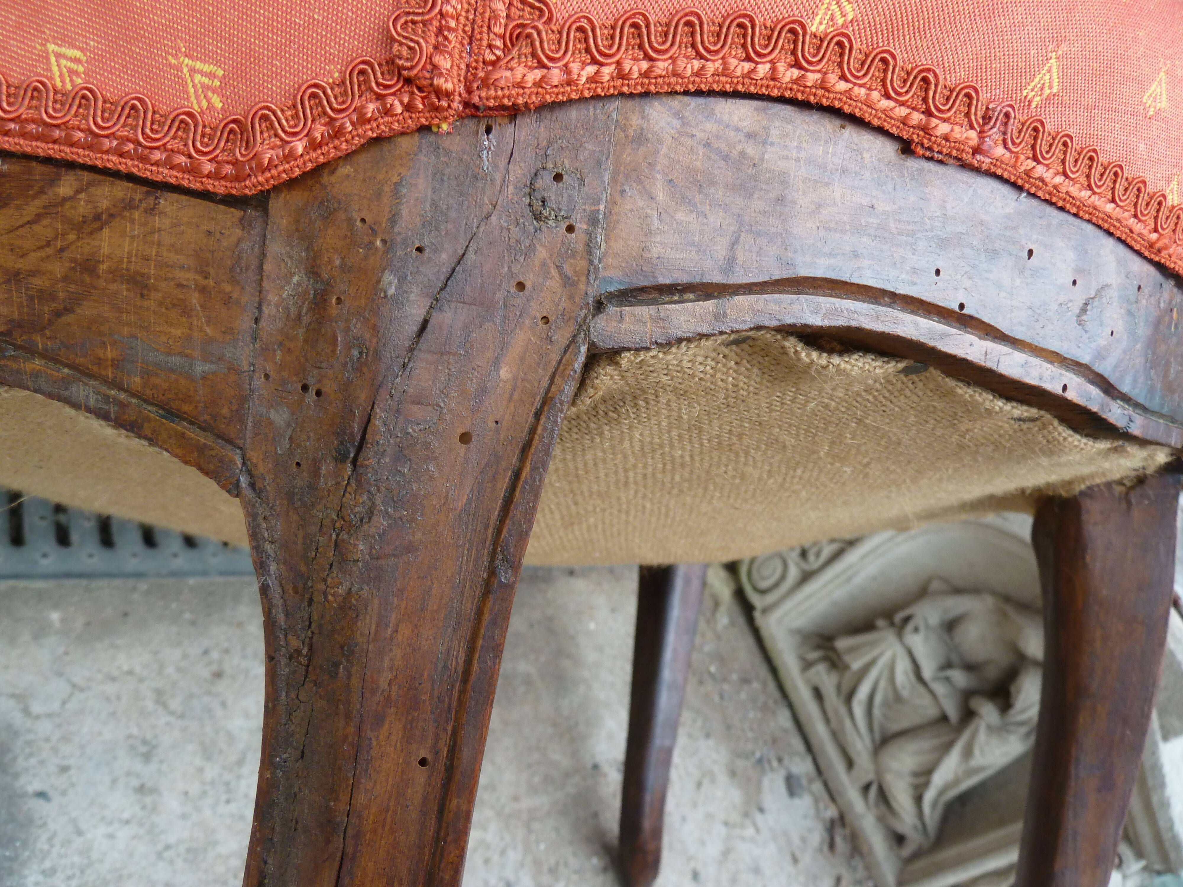 Convertible-era chair Louis XV